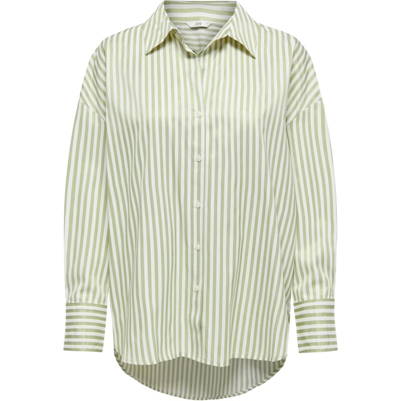 JDY Blúzka JDYVESPER pastelovo zelená / biela 67183355