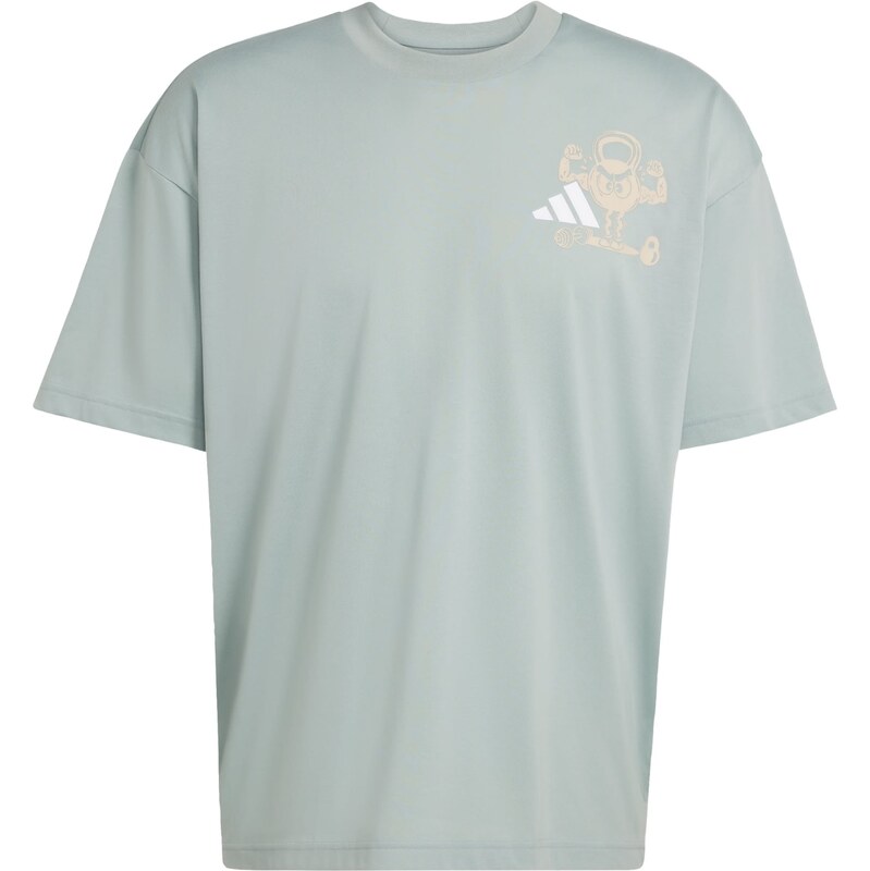 ADIDAS PERFORMANCE Funkčné tričko Fun béžová / mätová / biela 67183366