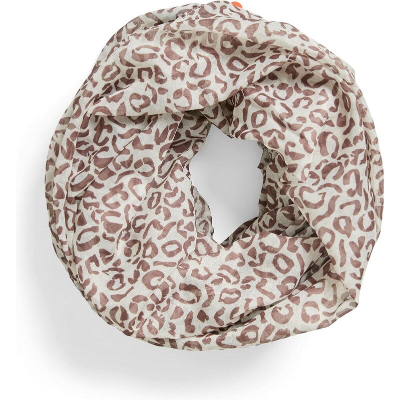 PIECES Šál PCPINIA krémová / čokoládová 67183418