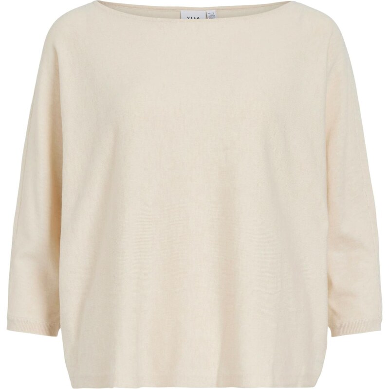 VILA Sveter VIMalu krémová 67183465
