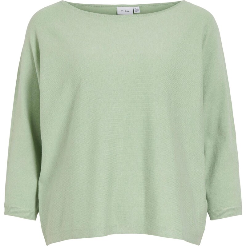 VILA Sveter VIMalu pastelovo zelená 67183466