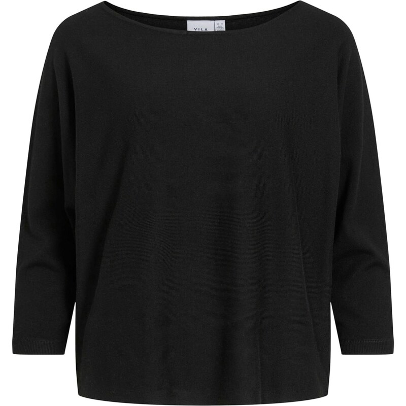 VILA Sveter VIMalu čierna 67183468