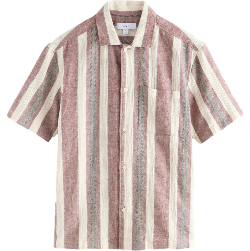 Next Košeľa nebielená / modrá / olivová / melónová 67183480