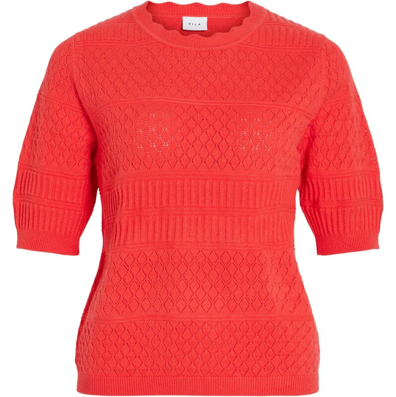 VILA Sveter VIMilos červená 67183482