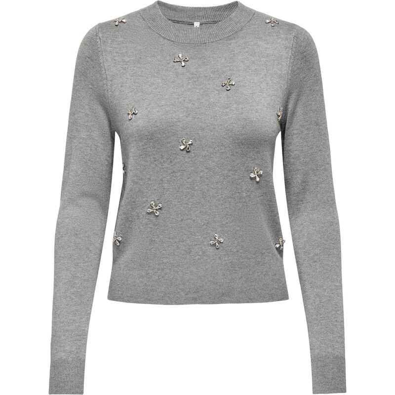 ONLY Sveter ONLVenice sivá / strieborná 67183500