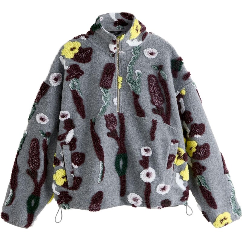 Next Sveter čokoládová / žltá / sivá / biela 67183516