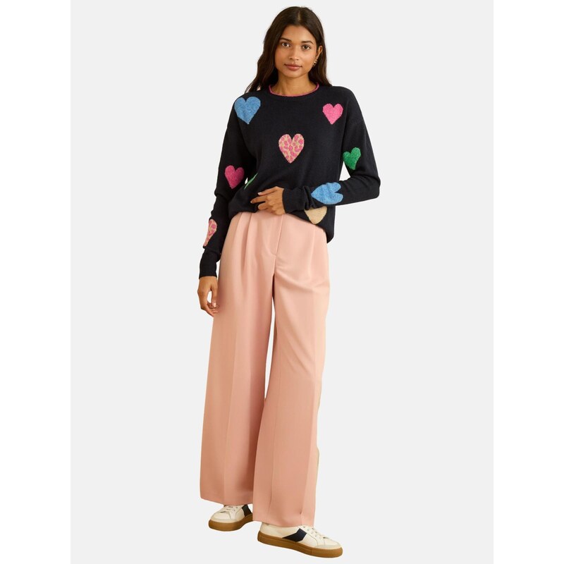 love & roses Sveter zmiešané farby / čierna 67183592