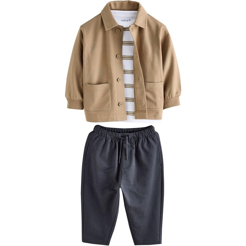 Next Set kapučíno / grafitová / biela 67183599