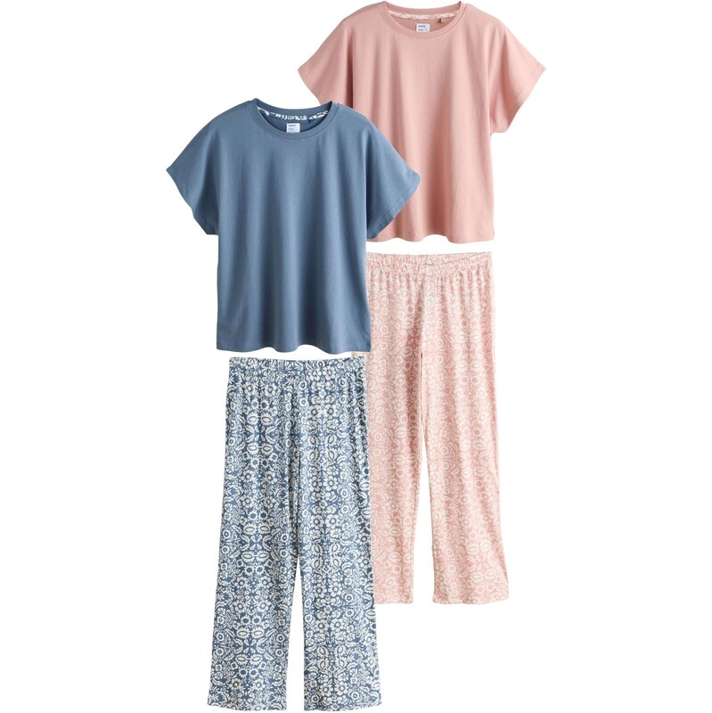 Next Pyžamo opálová / ružová / biela 67183685