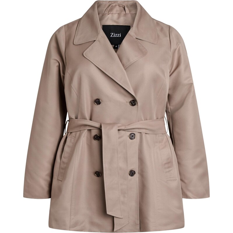 Zizzi Prechodný kabát Caselin tmavošedá 67183701