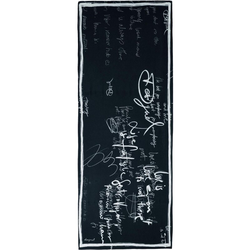 Desigual Šál čierna / biela 67183703