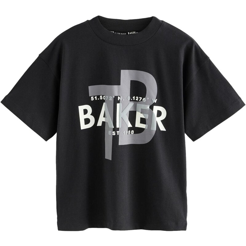 Baker by Ted Baker Tričko sivá / čierna / biela 67183720
