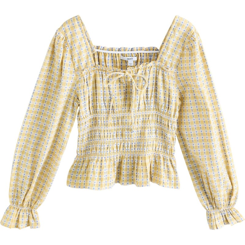 Next Blúzka svetložltá / petrolejová 67183722