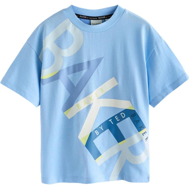 Baker by Ted Baker Tričko enciánová / modrosivá / svetlomodrá / biela 67183723