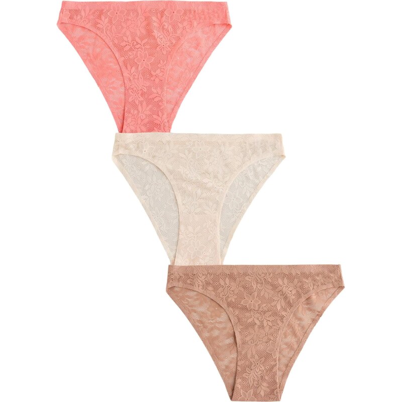 Next Nohavičky brokátová / malinová / biela 67183731