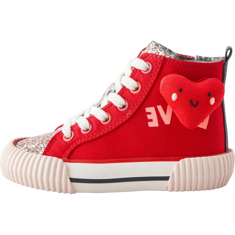 Next Tenisky striebornosivá / ružová / červená 67183734