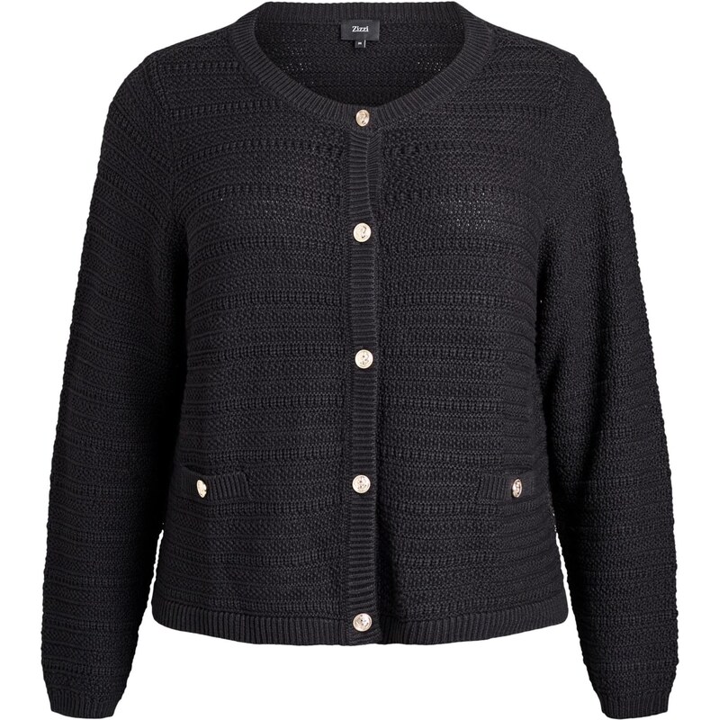 Zizzi Kardigán MDAHLIA čierna 67183742