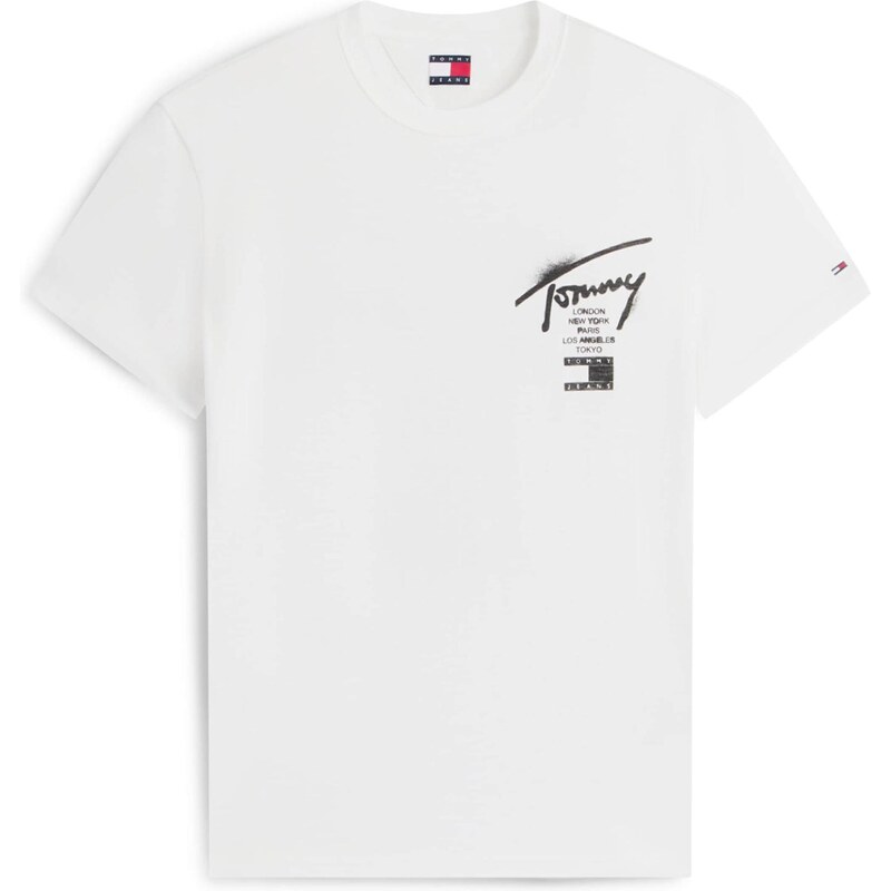 Tommy Jeans Tričko CITY čierna / biela 67183862