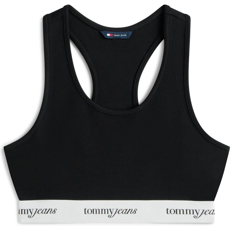 Tommy Jeans Podprsenka čierna / šedobiela 67183873
