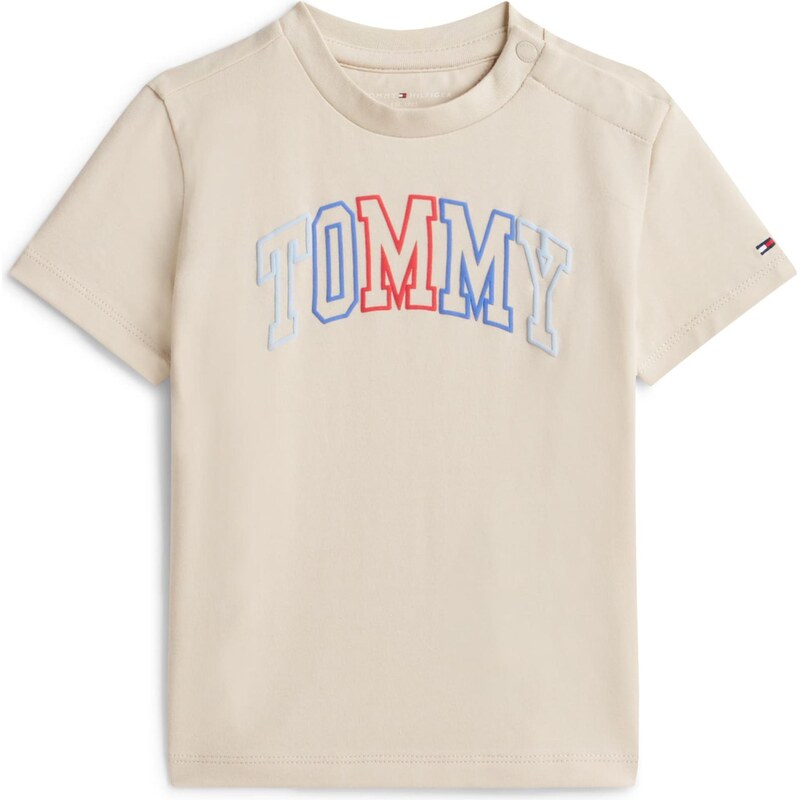 TOMMY HILFIGER Tričko béžová / modrá / svetlomodrá / červená 67183913