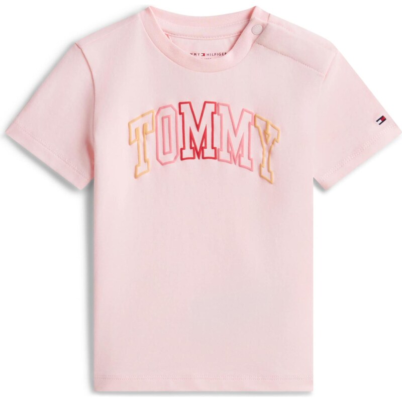 TOMMY HILFIGER Tričko citrónová / ružová / svetloružová / červená 67183915