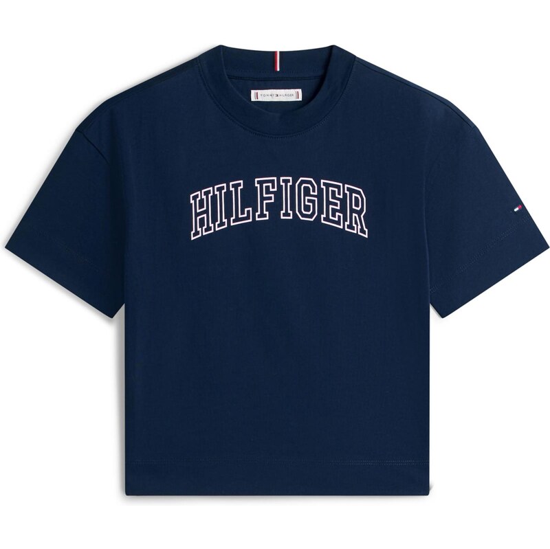 TOMMY HILFIGER Tričko VARSITY modrá / biela 67183925