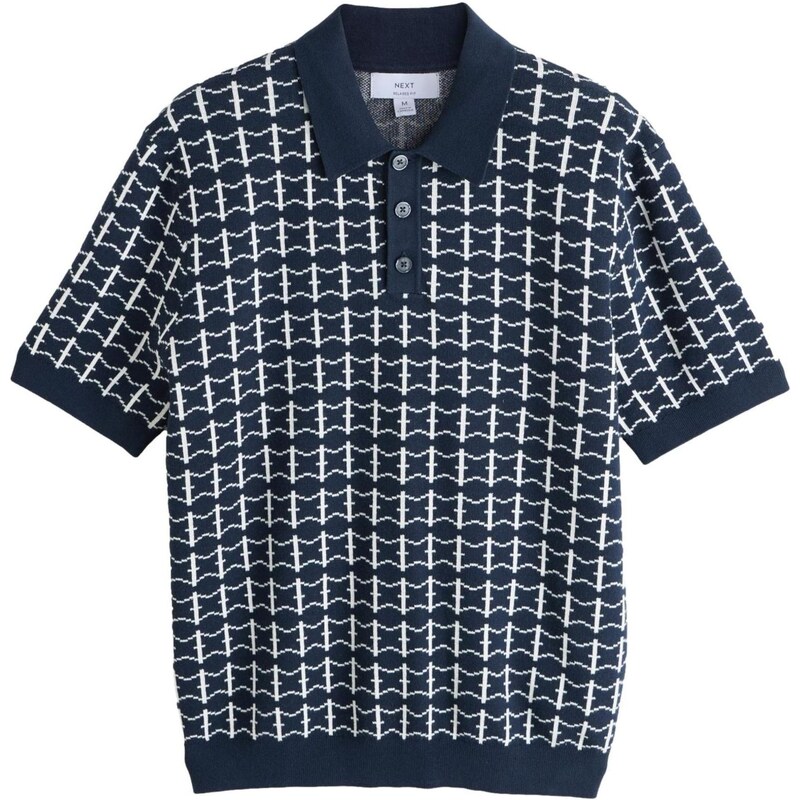 Next Sveter námornícka modrá / biela 67183960