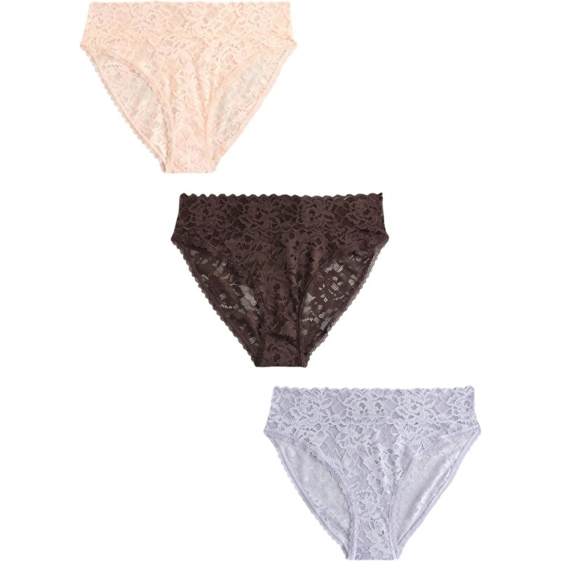 Next Nohavičky piesková / modrosivá / tmavohnedá 67183995