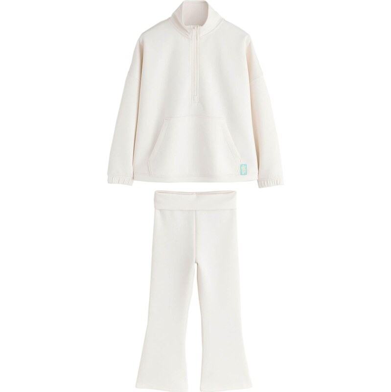 Next Set Foldover Flare krémová 67184031