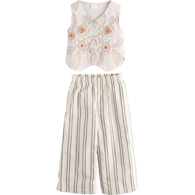 Next Set béžová / sivá / oranžová 67184163