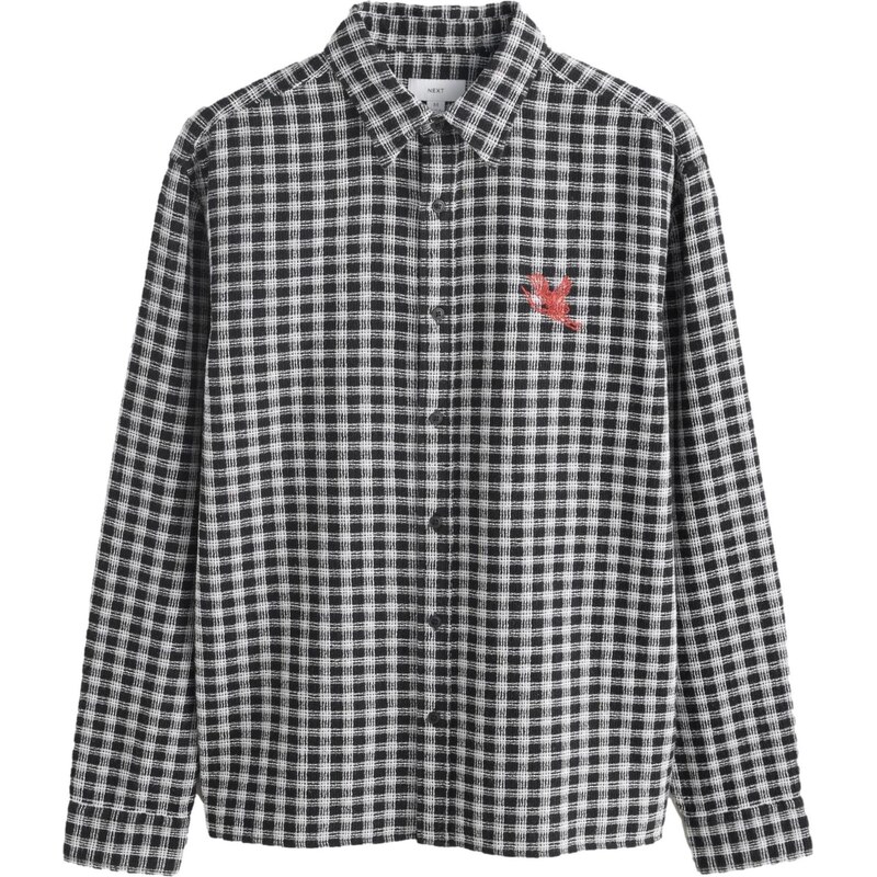 Next Košeľa tmavomodrá / biela 67184182