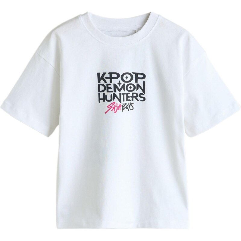 Next Tričko KPOP Demon Hunters tyrkysová / ružová / čierna / biela 67184164