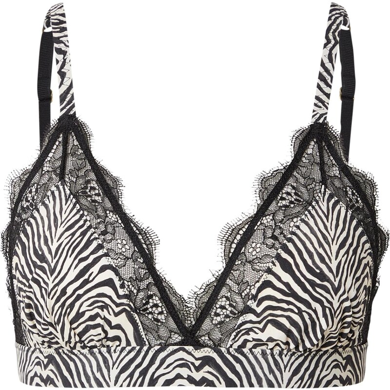 LOVE Stories Podprsenka Love Lace čierna / biela 67184296