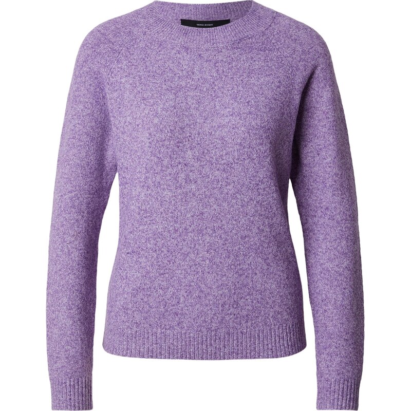 VERO MODA Sveter VMDOFFY fialová melírovaná 67184320