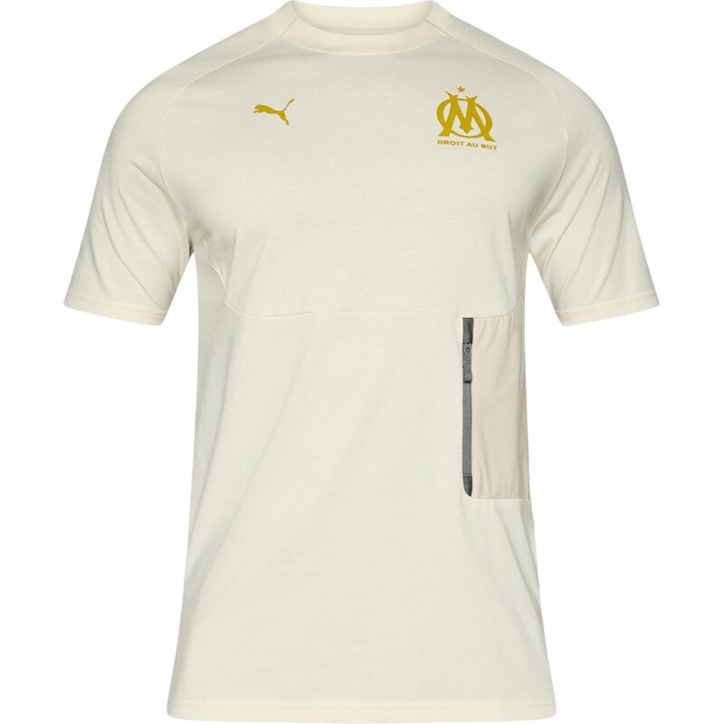 PUMA Funkčné tričko PUMATECH béžová / medová / biela 67184389