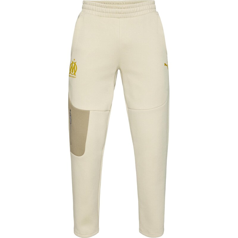 PUMA Športové nohavice OM PUMATECH farba ťavej srsti / piesková / 67184390