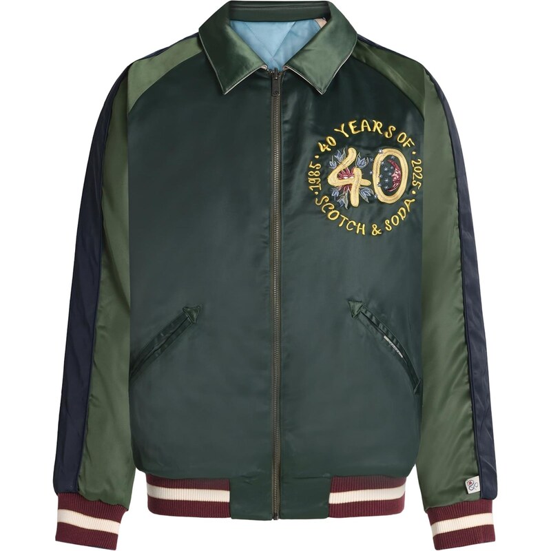 SCOTCH & SODA Prechodná bunda The 40th annive žltá / zelená 67184391