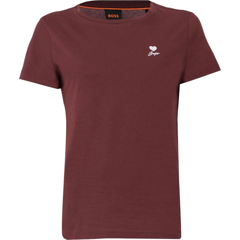 BOSS Tričko C_Elove_1 hnedá 67184369