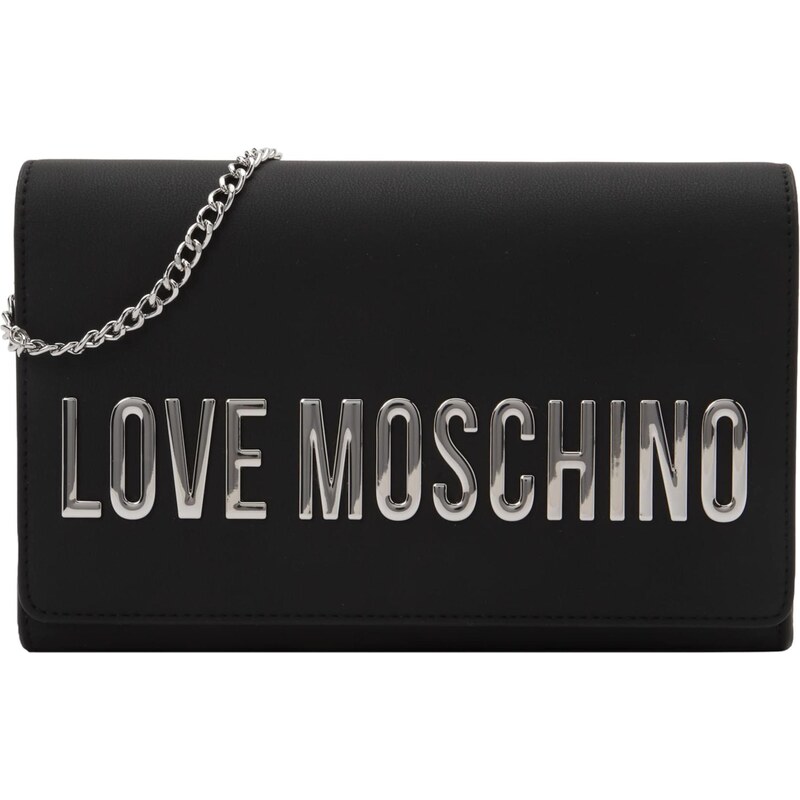 Love Moschino Taška cez rameno čierna / strieborná 67184415