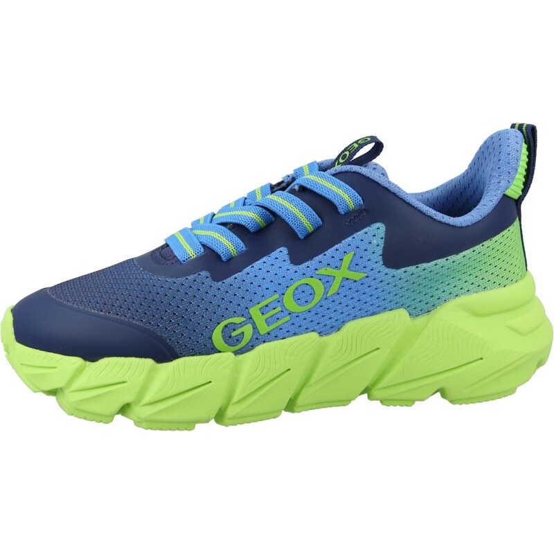 GEOX Tenisky Flexyper nebesky modrá / tmavomodrá / svetlozelená 67184449