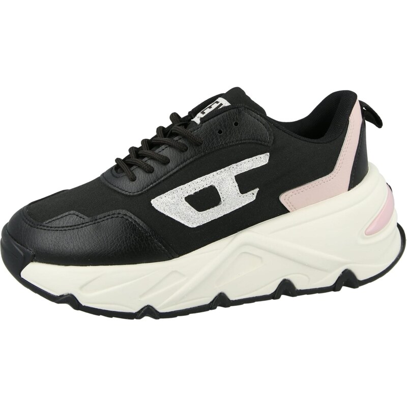 DIESEL Nízke tenisky S-SAVANNAH TULU svetlosivá / ružová / čierna 67184456