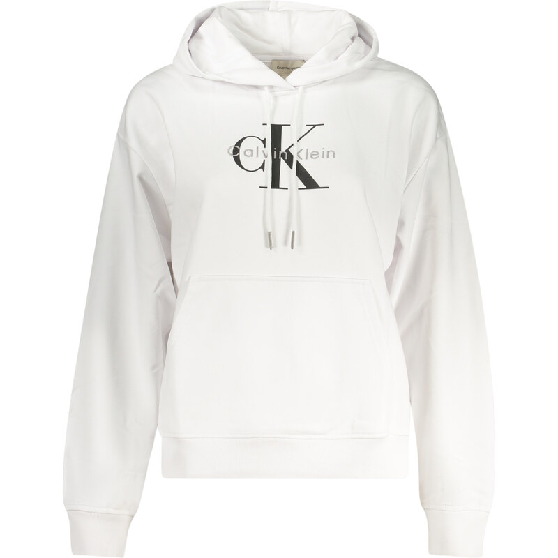 Biela mikina s kapucňou Calvin Klein 67182423