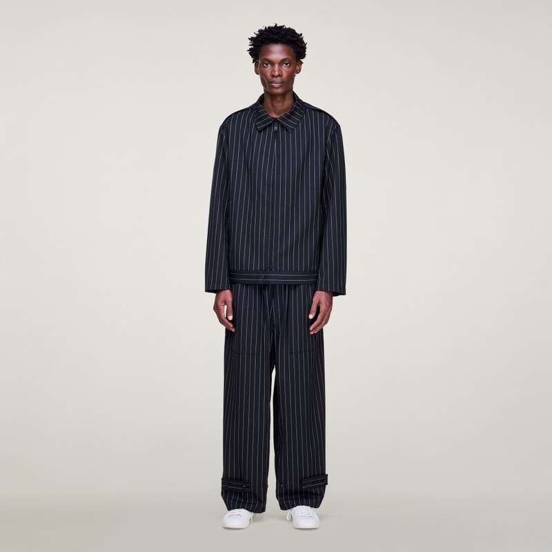 Adidas NOHAVICE Y-3 PINSTRIPE REFINED WOOL WIDE LEG 66862013
