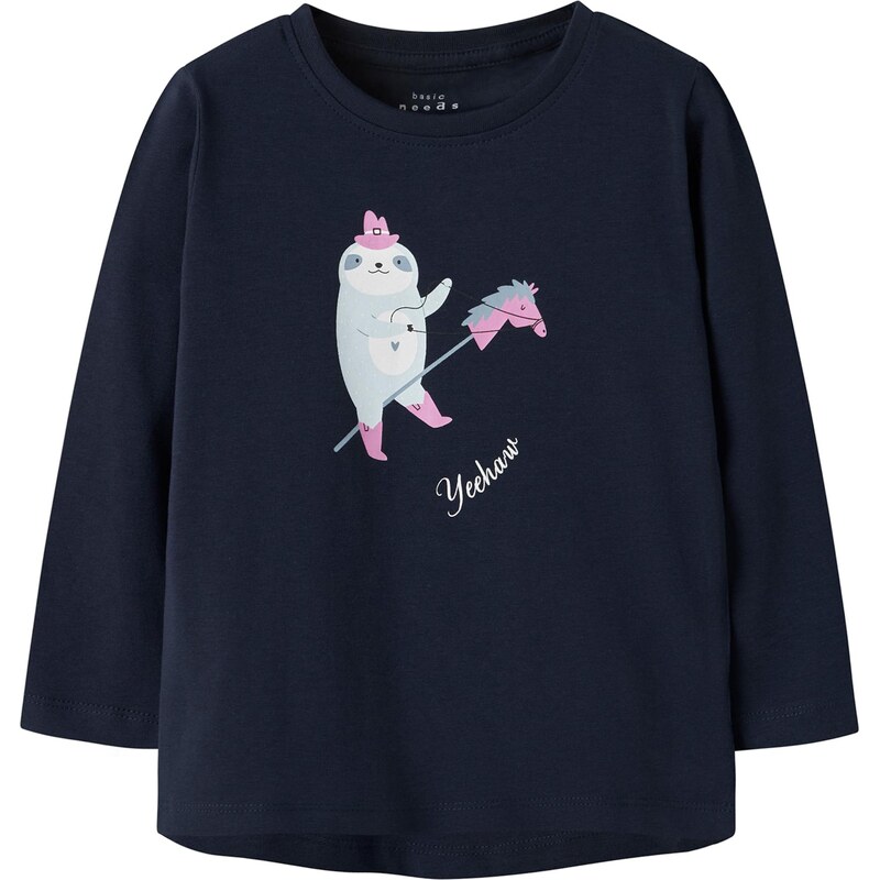 NAME IT Tričko NMFVIX námornícka modrá / svetlosivá / ružová / biela 67277062