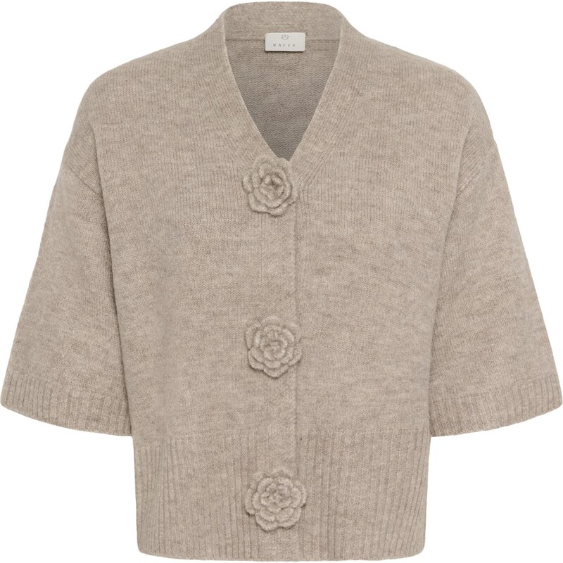 Kaffe Kardigán Rosie béžová melírovaná 67186270