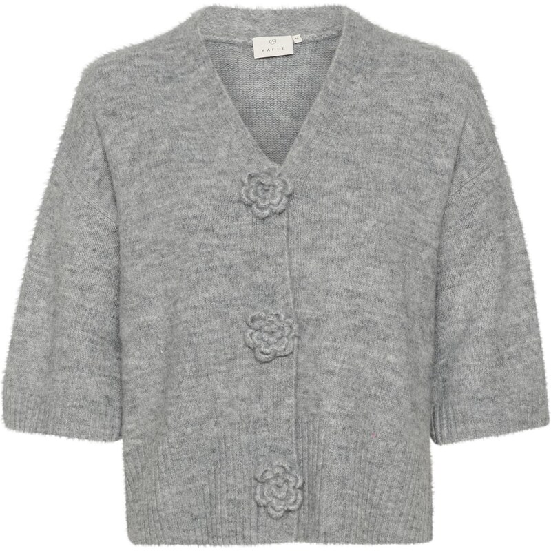 Kaffe Kardigán Rosie sivá melírovaná 67186258