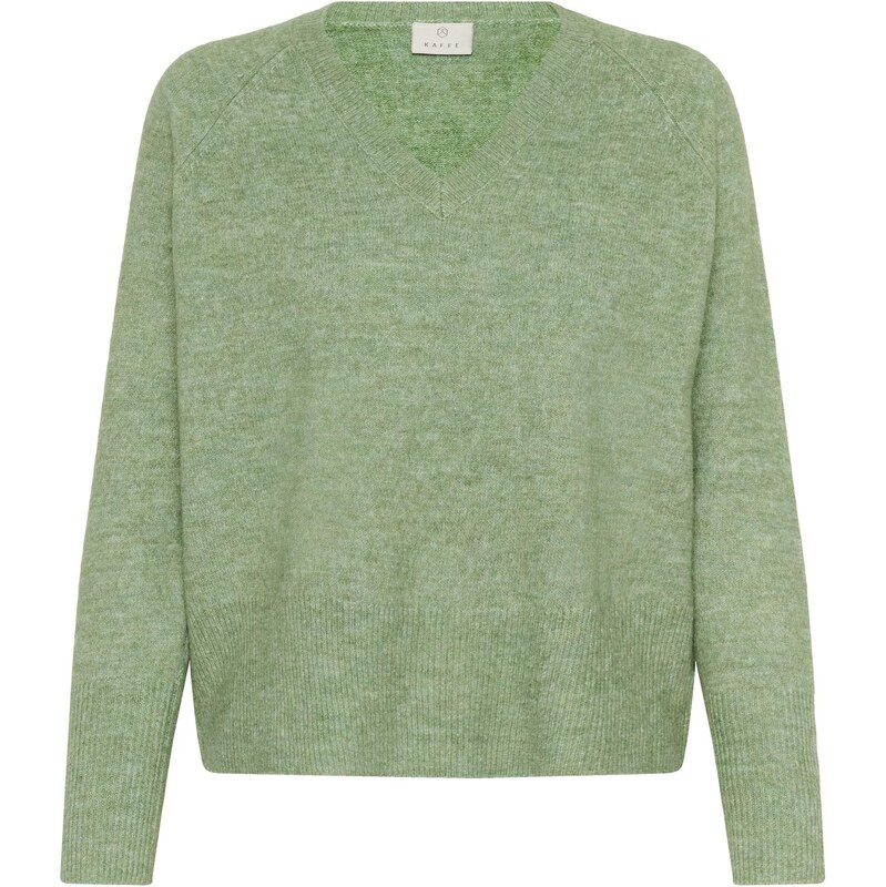 Kaffe Sveter Niel zelená melírovaná 67186273