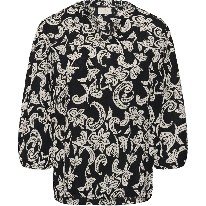 Kaffe Blúzka KARiani béžová / čierna 67186254