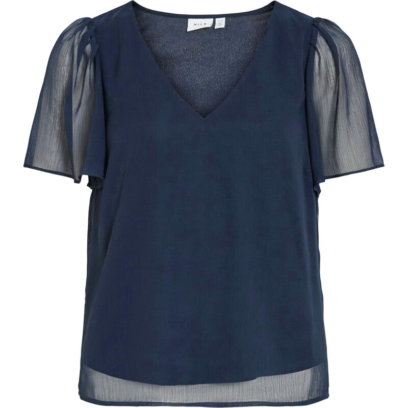 VILA Blúzka VIFalia námornícka modrá 67186300