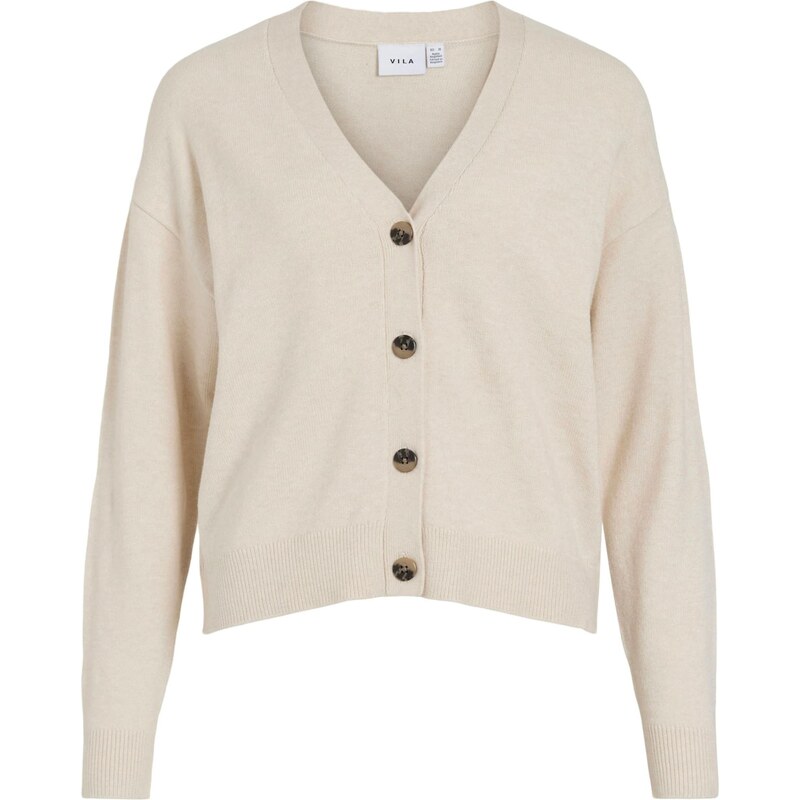 VILA Kardigán VIRil prírodná biela 67186308